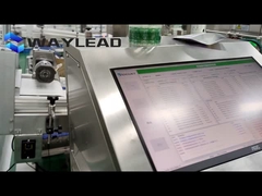 สายบรรจุอัตโนมัติที่มีตัวปฏิเสธเครื่องเป่าอากาศแบบเลือก และระบบควบคุม PLC