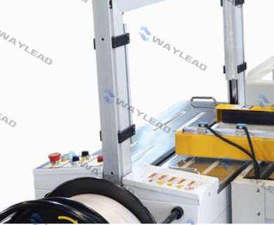 430KG ความจุกลากกล่องพับ ปริมตรา Strapping Machine อัตโนมัติสําหรับการบรรจุกระดาษ