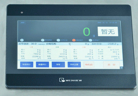 1200W Checkweigher เครื่องตรวจจับโลหะ การรวม 220V 200 - 1300mm ความยาวของคอนเวียร์