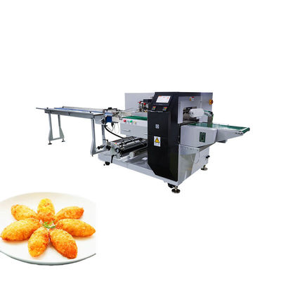 WZ220 เครื่องบรรจุกระจกระจกแนวราบ HFFS ความเร็วสูงสําหรับผลิตภัณฑ์อาหารว่างแข็ง FDA รับรอง