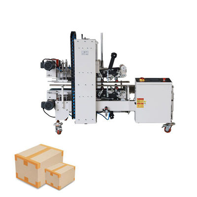 เครื่องบรรจุกระเป๋ากล่องอัตโนมัติ 1KW สําหรับพลาสติก / หนังกระดาษ laminated