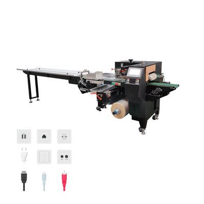 เครื่องบรรจุอาหาร 220V/50Hz เครื่องบรรจุขนม 30-450 แพ็คต่อนาที