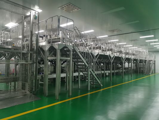 สายบรรจุอัตโนมัติที่มีตัวปฏิเสธเครื่องเป่าอากาศแบบเลือก และระบบควบคุม PLC