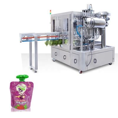 PLC ปกครอง Spout กระเป๋าเติม Capper เครื่องสําหรับการผลิตที่สะดวกและรวดเร็ว