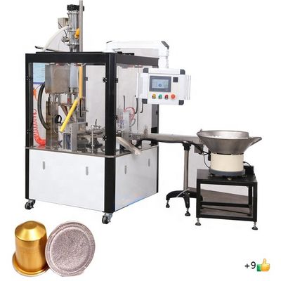 เครื่องเติมและปิดถ้วยกาแฟอัตโนมัติ สําหรับ Nespresso เครื่องเติมและปิดถ้วยน้ํา / ยอเกิร์ตอัตโนมัติ
